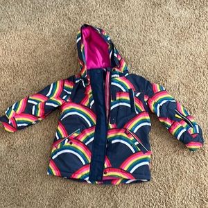 Mini Boden Rainbow Ski Jacket